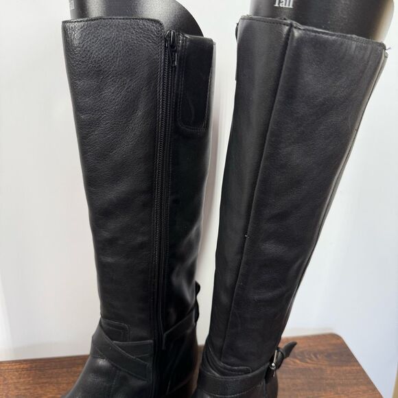 Naturalizer Rena black tall leather riding boot size 7M - Picture 4 of 16
